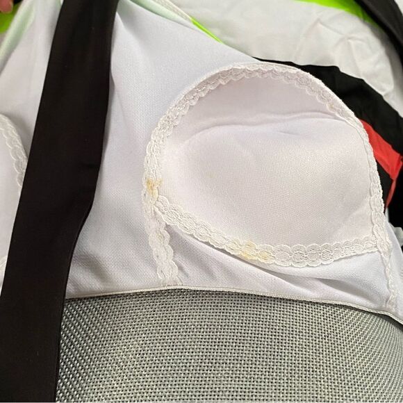 Ralph Lauren Striped Halter Tankini Top Multi Color Size 4 - Picture 3 of 4